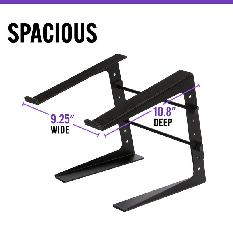 OnStage On-Stage LPT5000 Laptop Computer Stand, Black - Image 2